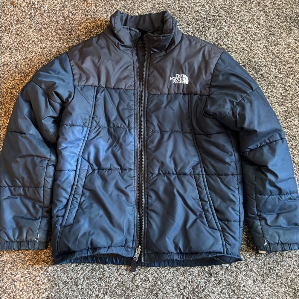 The North Face Dark Blue Quilted Jacket